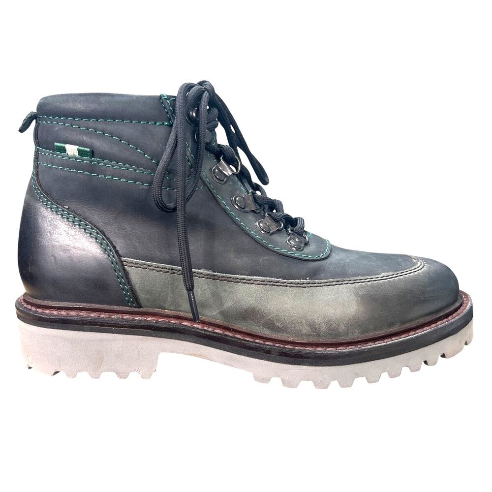 Milwaukee Kander Grey Leather Moto Chukka Boot Size US 7